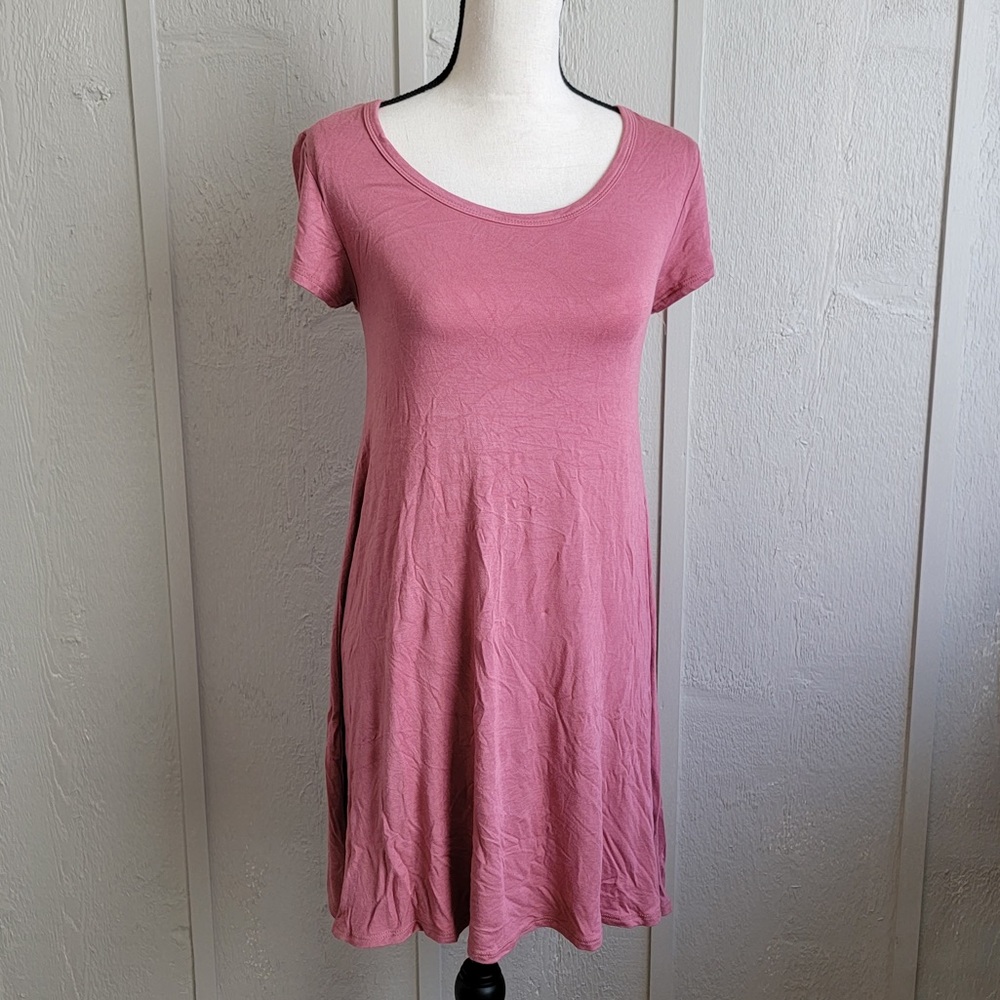 TMG Pink Medium T-Shirt Dress